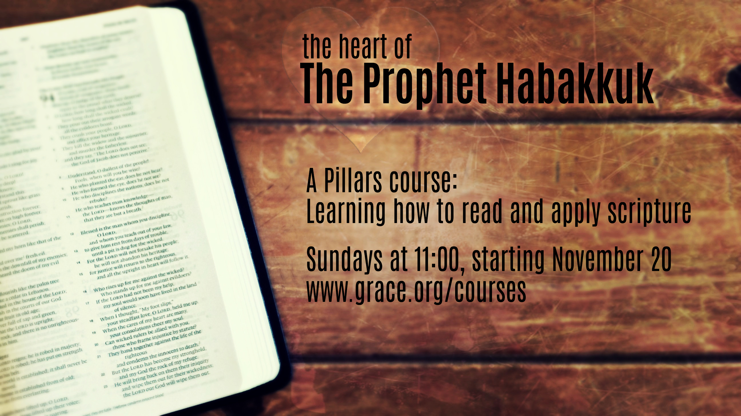 The Heart Of The Prophet Habakkuk | Grace Chapel